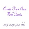 Name Text Wall Decals - Create Your Own Wall Quotes Lettering - Annabelle